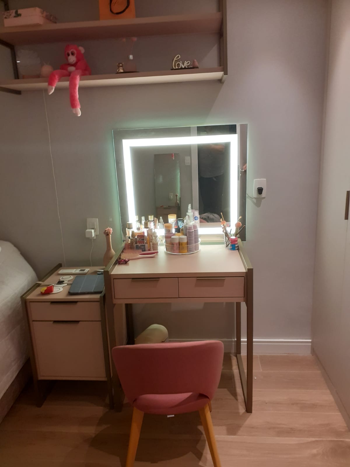 Espelho de camarim com LED